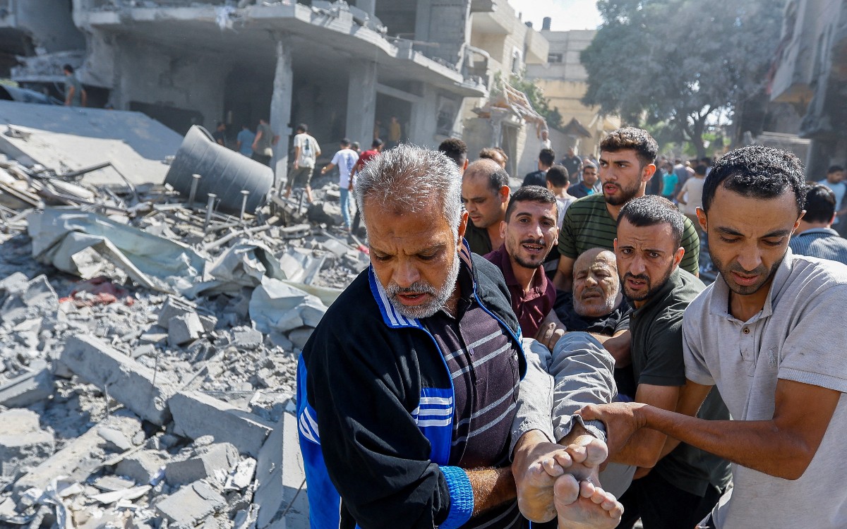 Camiones de ayuda humanitaria entran a Gaza por paso fronterizo egipcio de Rafah