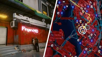 Cyberpunk 2077: Ubicación de Fingers Ripperdoc y ciberware exclusivo