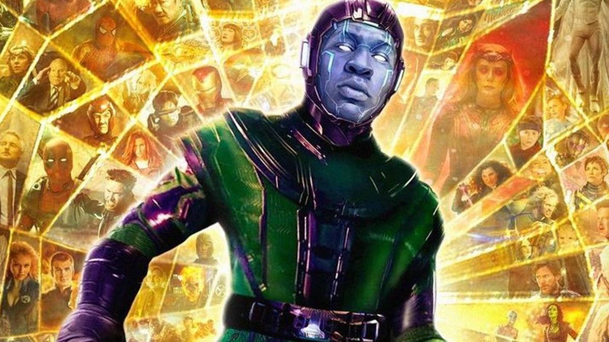 Docenas de vengadores de todo el multiverso Marvel se reúnen contra Kang en Secret Wars Fan Poster