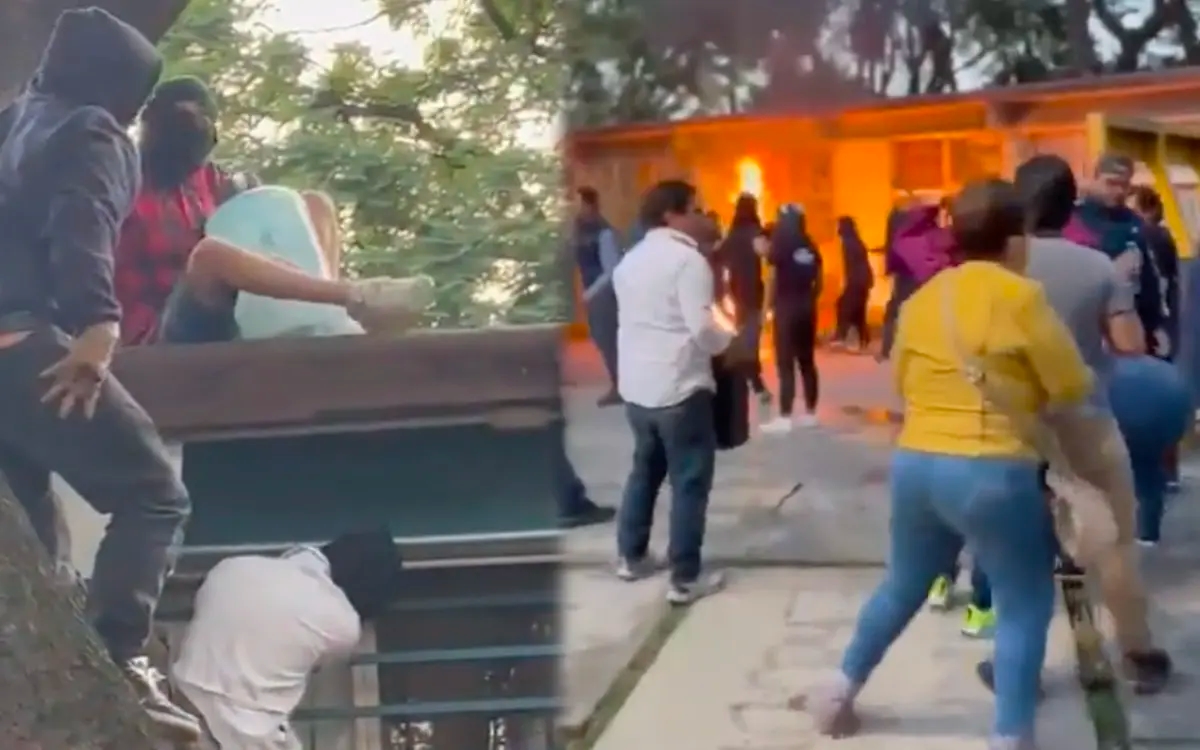 Dos maestras resultan con quemaduras de segundo grado tras vandalismo en CCH Azcapotzalco