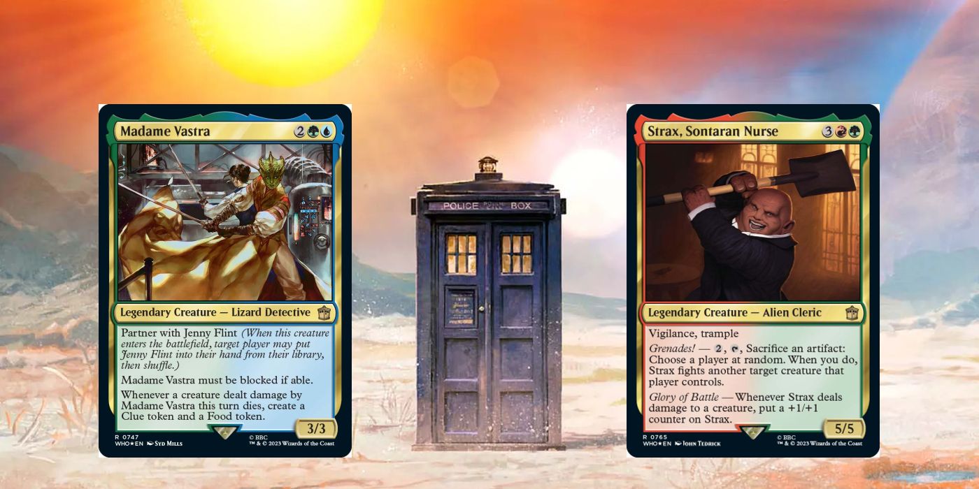 EXCLUSIVO – Avances de Magic: The Gathering x Doctor Who