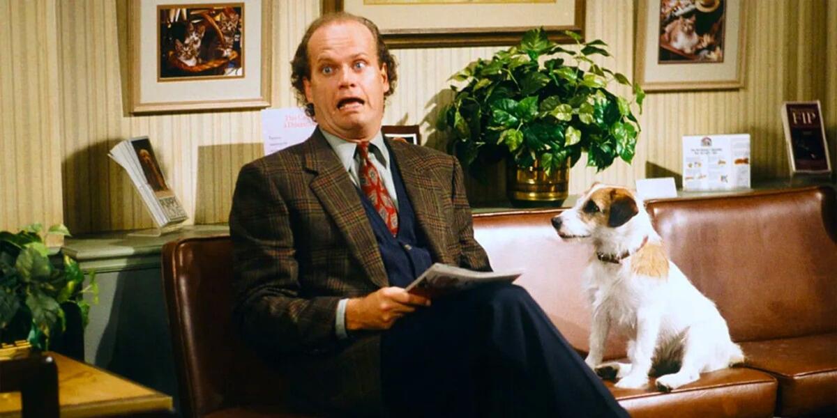 El clip de reinicio de Frasier revela el primer vistazo al reemplazo de Eddie