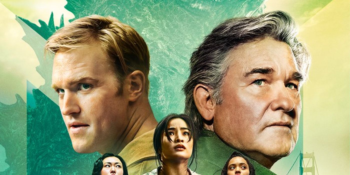 El póster de Monarch: Legacy Of Monsters coloca al personaje de Kurt y Wyatt Russell uno al lado del otro
