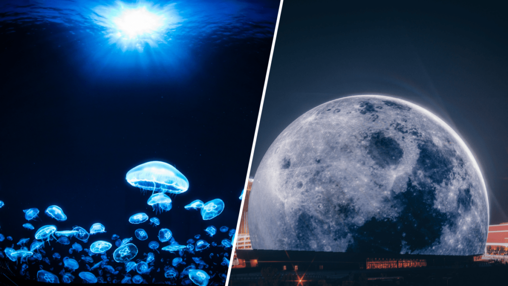 Esfera de Las Vegas: alucina con la experiencia multisensorial “Postcard from Earth”