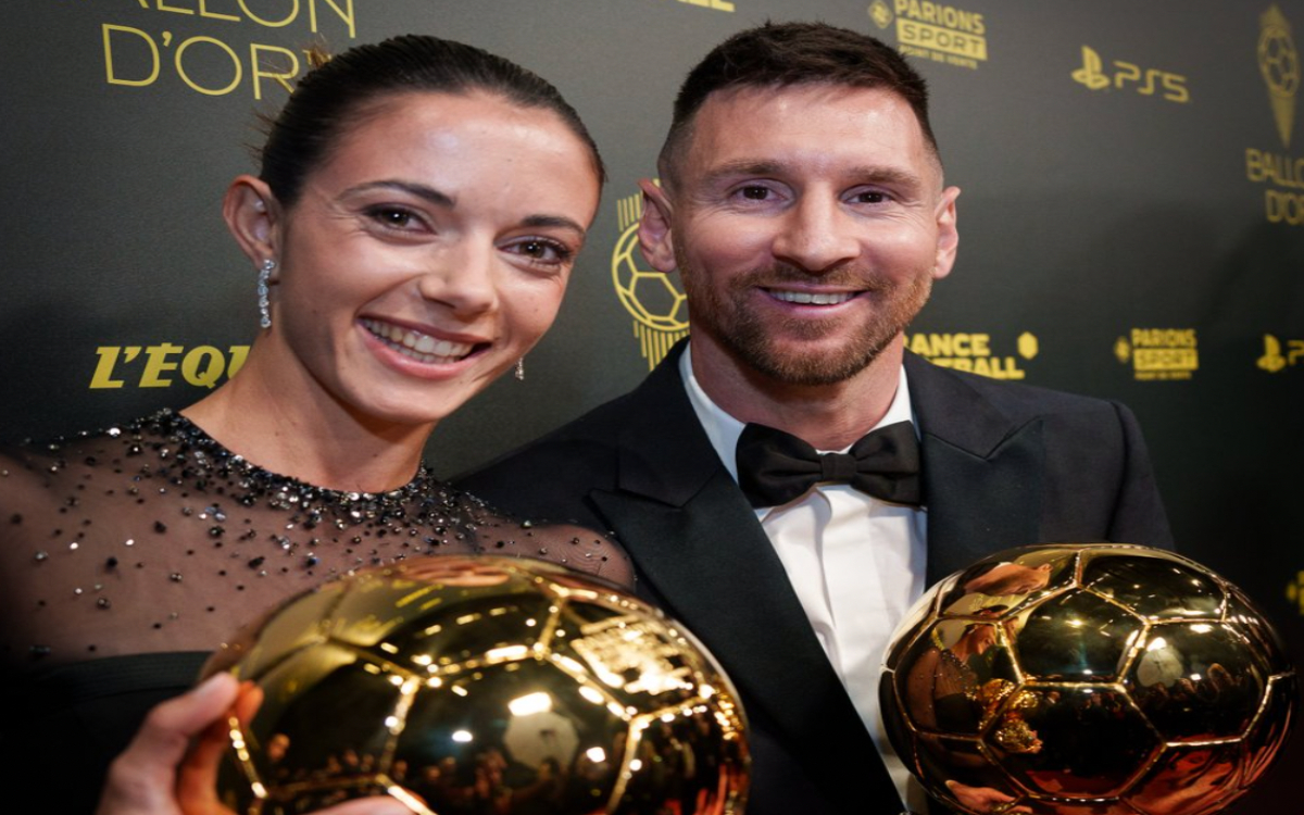 Ganan Aitana Bonmatí y Lionel Messi el  Balón de Oro 2023 | Video