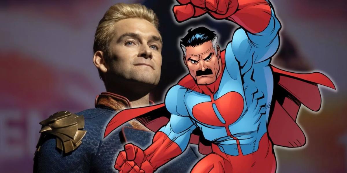 Homelander vs Omni-Man obtiene una respuesta definitiva en Fanart con clasificación R