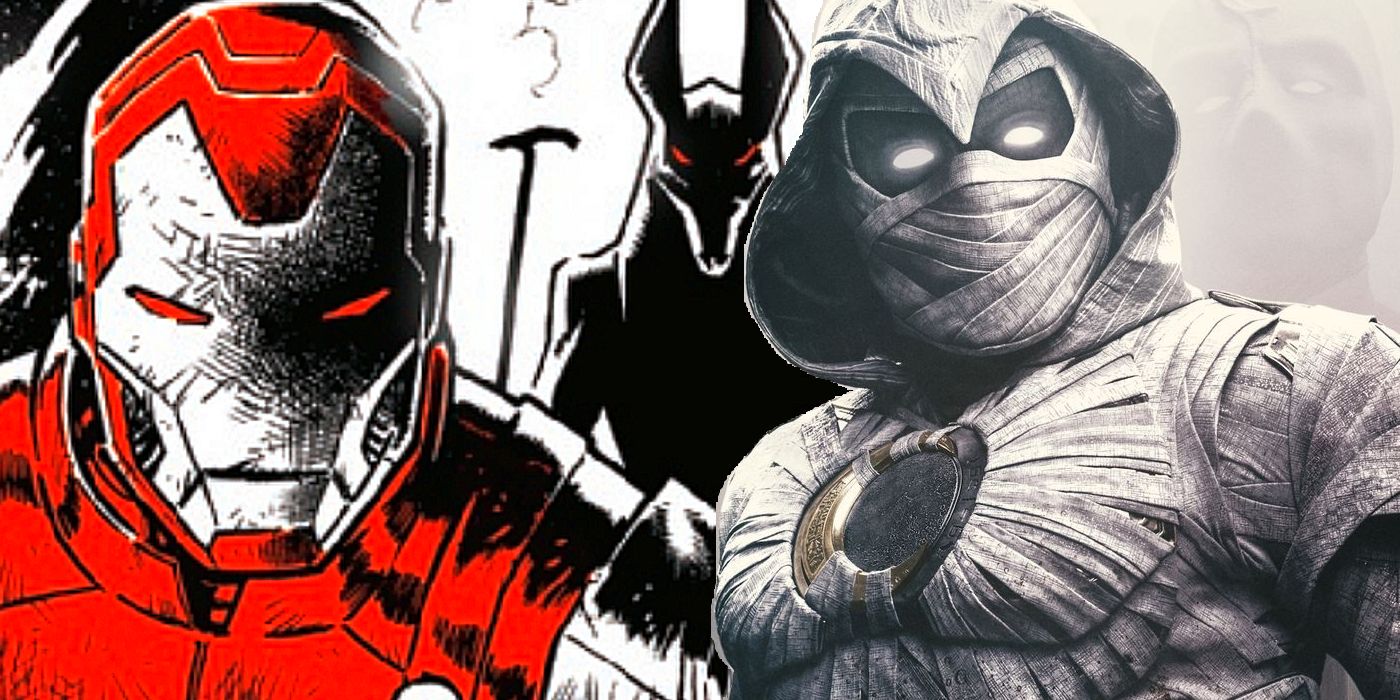 Iron Man es el Caballero de la Luna Nueva, mientras Tony Stark se convierte en el sirviente de Anubis