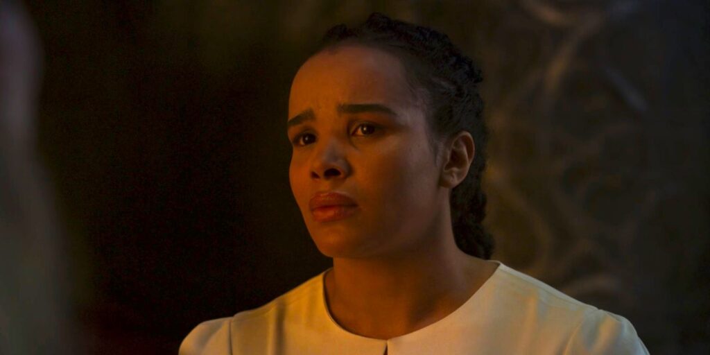 La estrella Nynaeve de la temporada 2 de Wheel Of Time habla sobre el episodio de Arches "emocionalmente agotador"