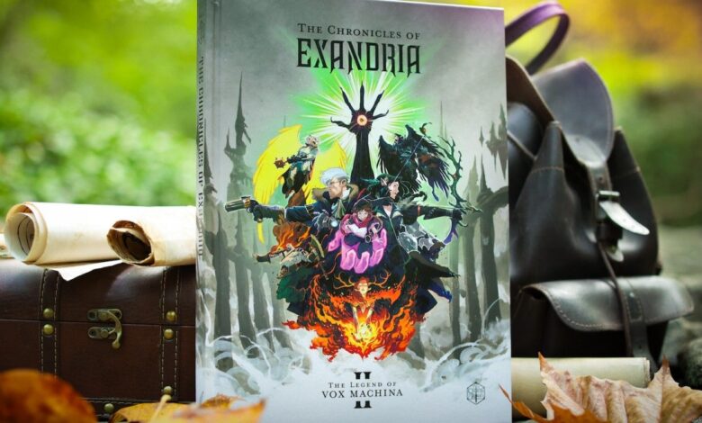 Las crónicas de Exandria Vol II: La leyenda de Vox Machina ofrece un nuevo y emocionante arte de rol crítico