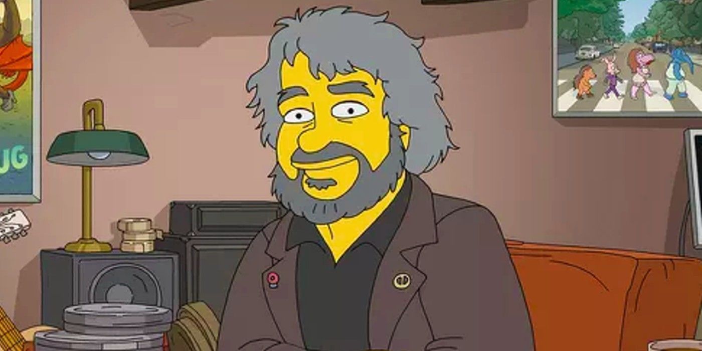 Las imágenes de Los Simpson revelan el cameo de Peter Jackson (y los huevos de Pascua para 4 de sus películas)