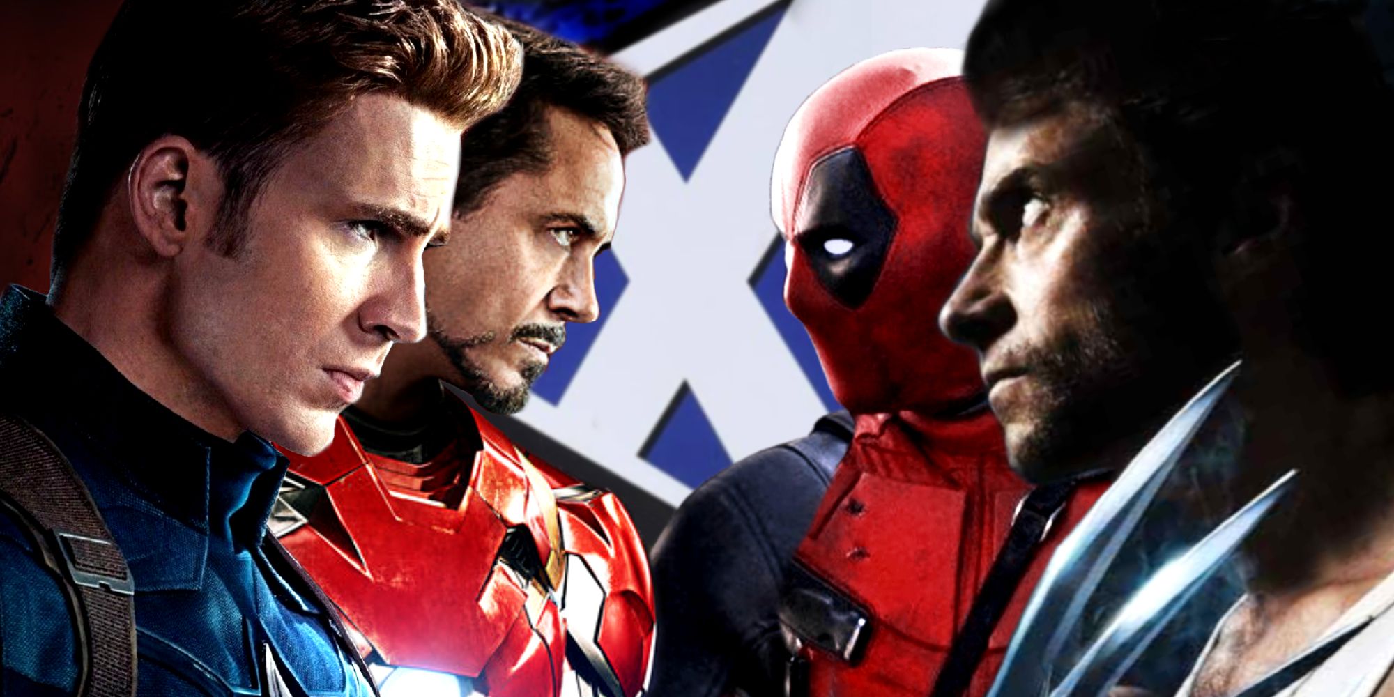 Los Vengadores chocan con los X-Men en un enorme póster cruzado de fans del MCU