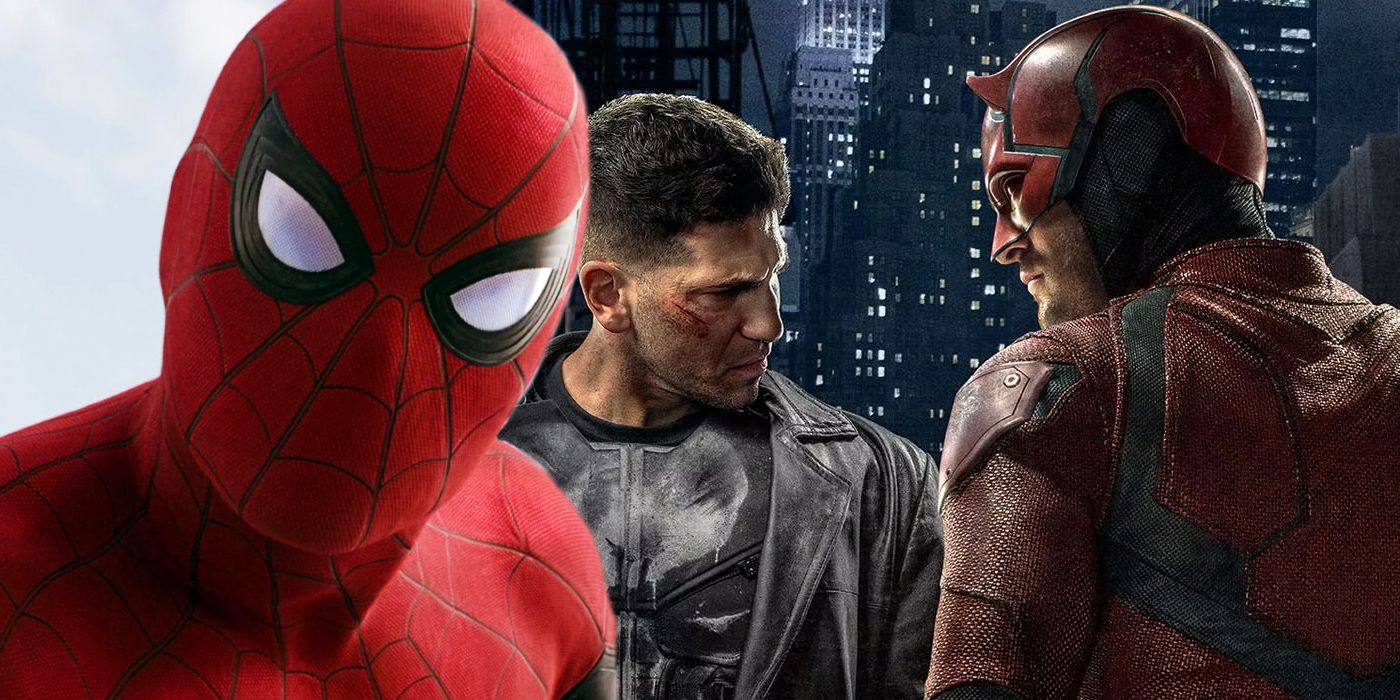 MCU Spider-Man, Punisher y Daredevil obtienen mejoras en el traje negro en el póster para fans de Spider-Man 4