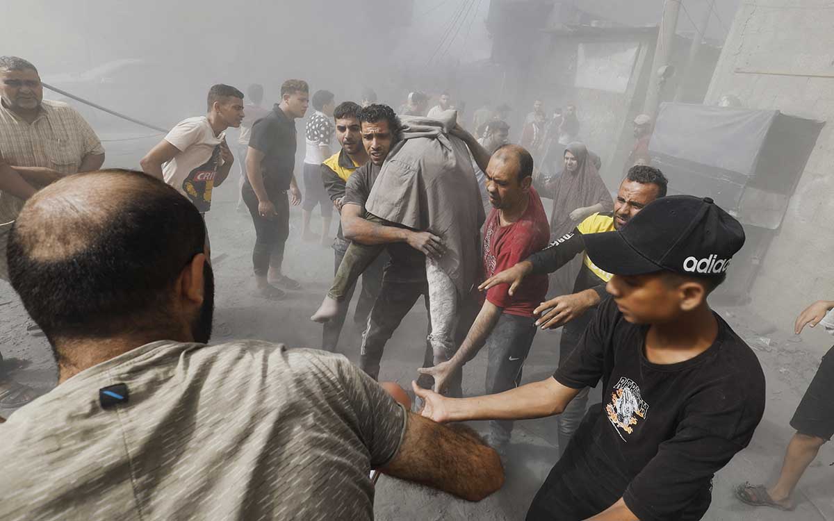 Más de 60 muertos, la mayoría niños, en bombardeos israelíes contra edificios residenciales en Gaza
