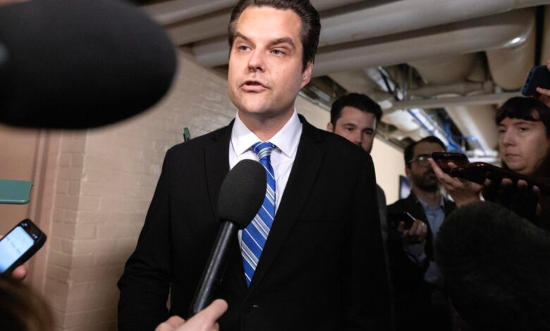 Matt Gaetz dice que tomará medidas para destituir a Kevin McCarthy