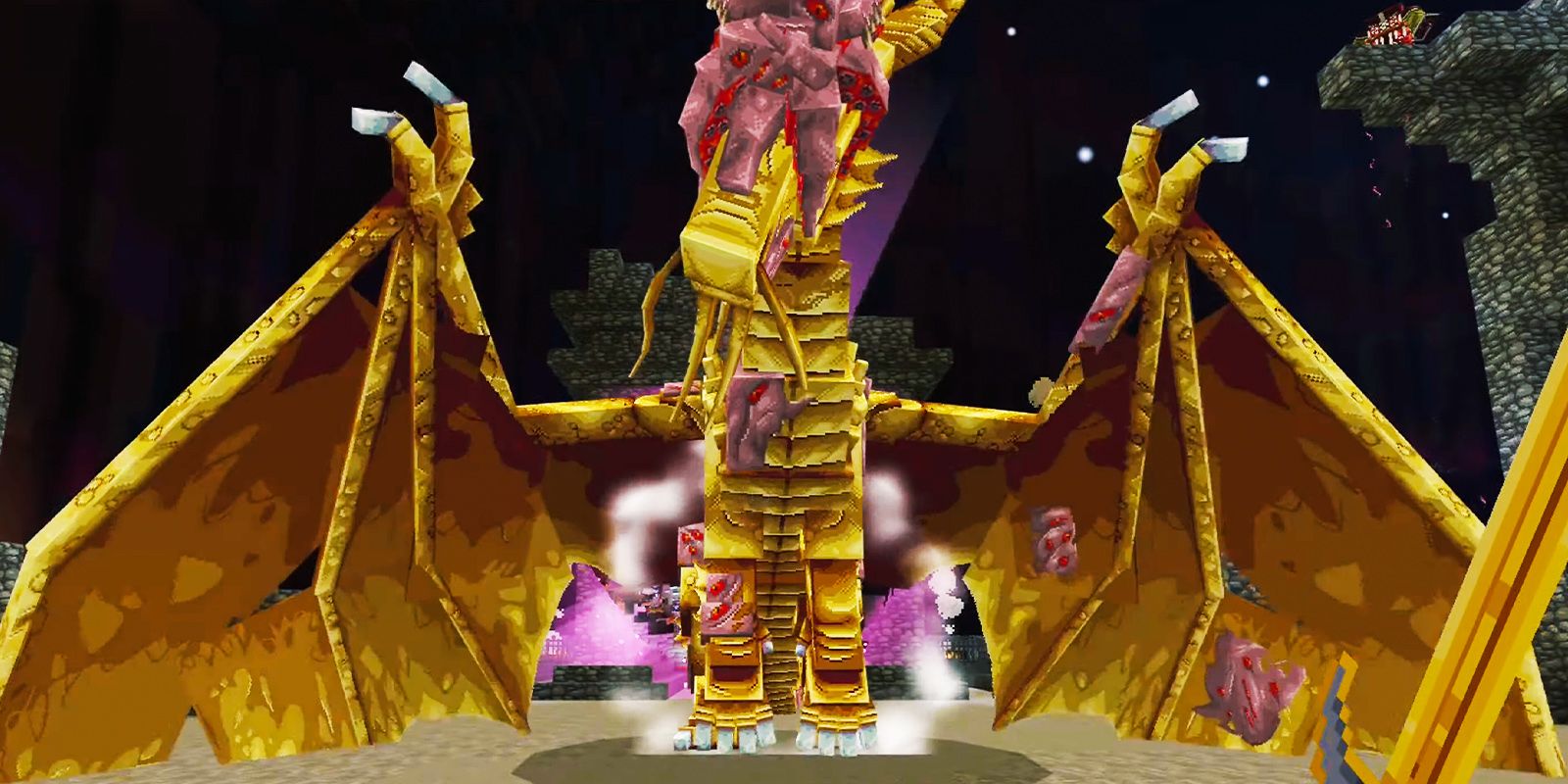 Minecraft D&D DLC: Cómo vencer al dragón corrupto (lucha contra el jefe)