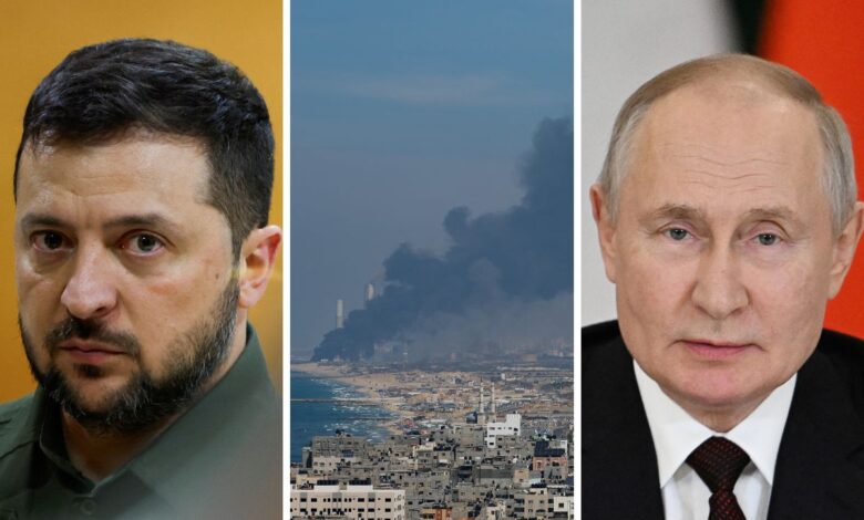 Moscú ayudó a Hamás en su ataque a Israel, afirma Zelenski