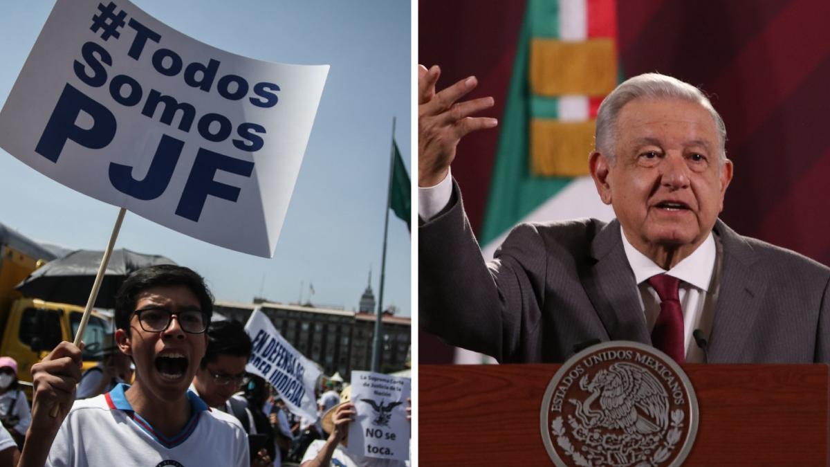 No participaron muchos en marcha de Poder Judicial; nos creyeron: AMLO