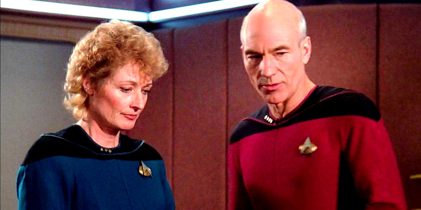 Patrick Stewart hizo una buena acción divertida para Star Trek del Dr. Crusher: reemplazo de TNG