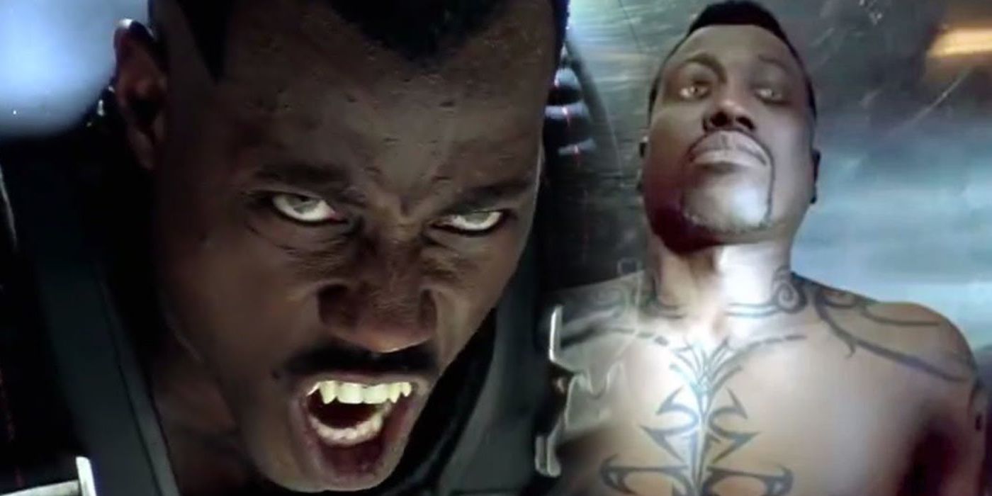 Por qué Wesley Snipes tiene ojos CGI en One Blade: Trinity Scene