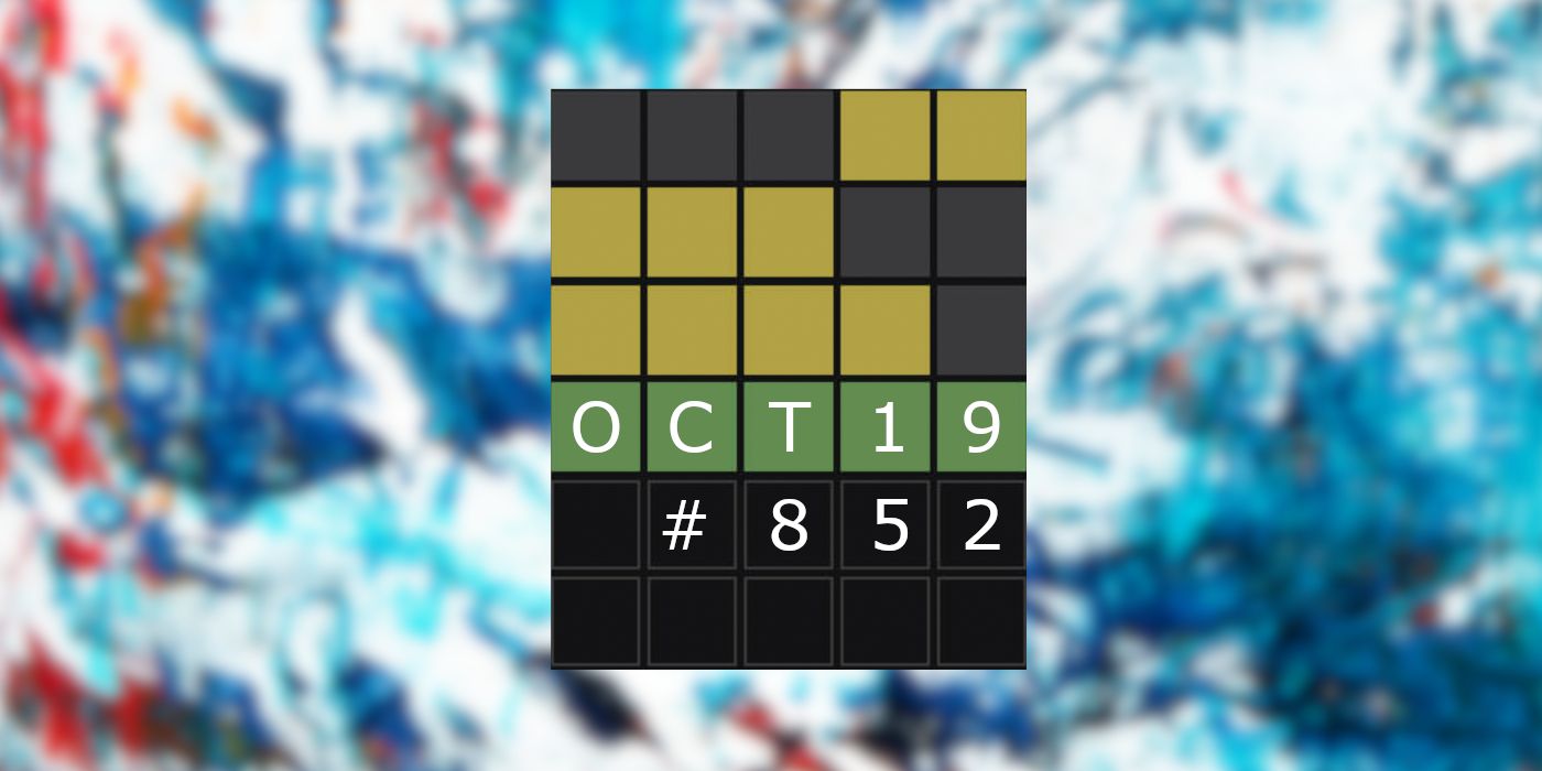 Respuestas y sugerencias de Wordle de hoy para el 19 de octubre de 2023 (rompecabezas n.° 852)