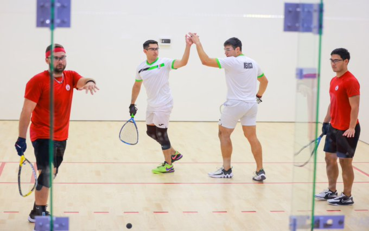 Santiago 2023: Revalidan mexicanos el título en dobles varonil de raquetbol