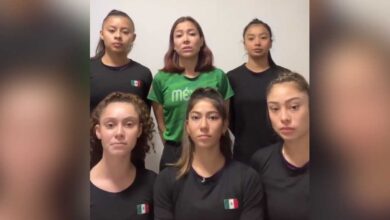 Selección mexicana de gimnasia rítmica pide ayuda al gobierno para salir de Israel | Video