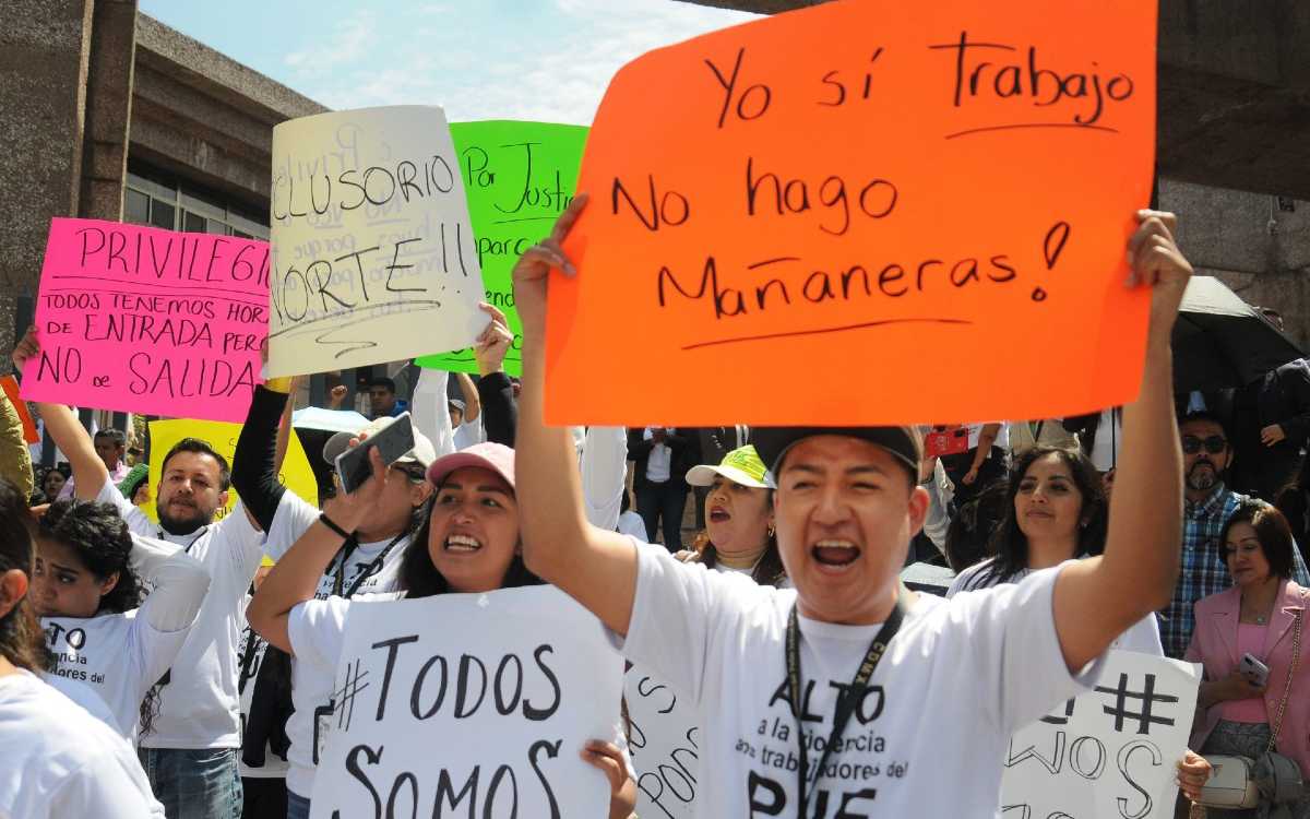 Trabajadores del Poder Judicial se van a paro