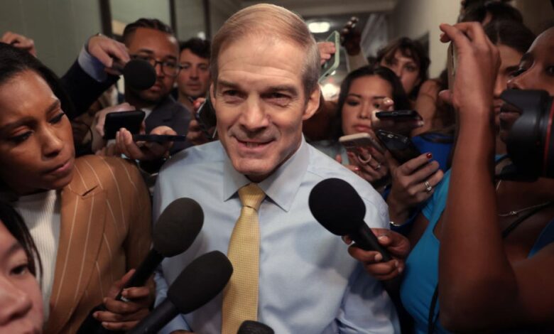 republicanos nominan a Jim Jordan para presidente de la Cámara Baja