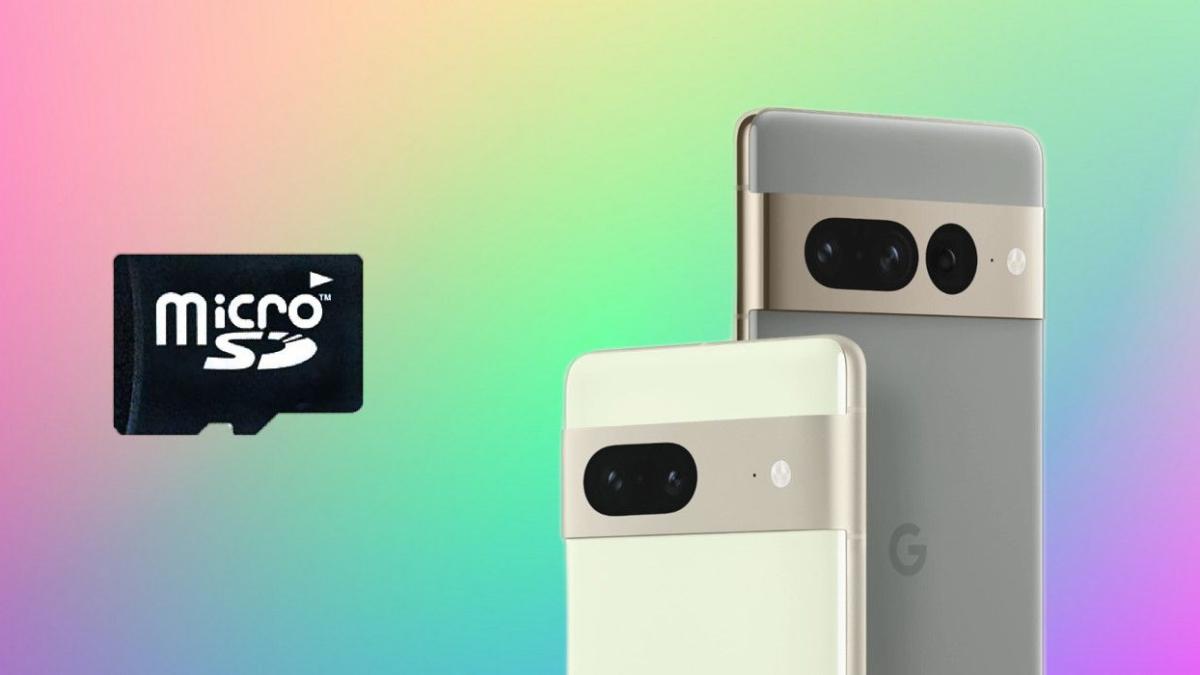 ¿Tienen el Pixel 7 y el Pixel 7 Pro una ranura para tarjeta SD?