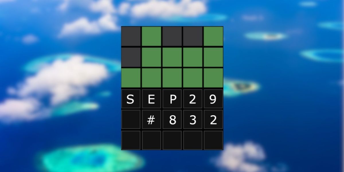 Respuestas y sugerencias de Wordle de hoy para el 29 de septiembre de 2023 (rompecabezas n.° 832)