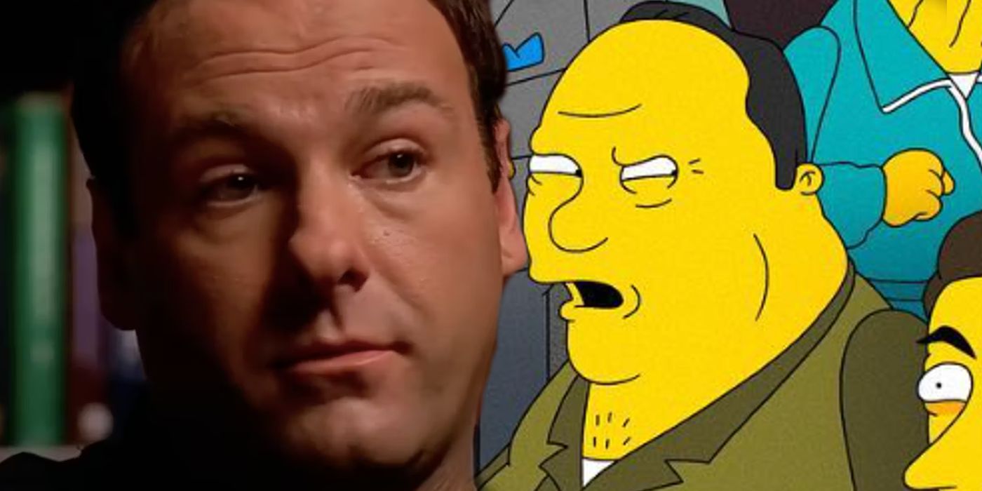 Los Soprano viajan a Springfield en un arte cruzado al estilo de Los Simpson