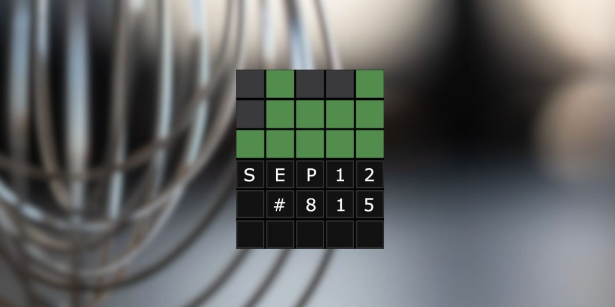 Respuestas y sugerencias de Wordle de hoy para el 12 de septiembre de 2023 (rompecabezas n.° 815)