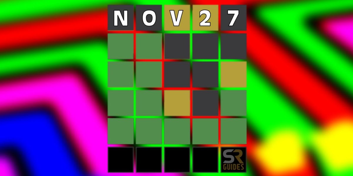 Respuestas y sugerencias de Wordle de hoy para el 27 de noviembre de 2023 (rompecabezas n.º 891)