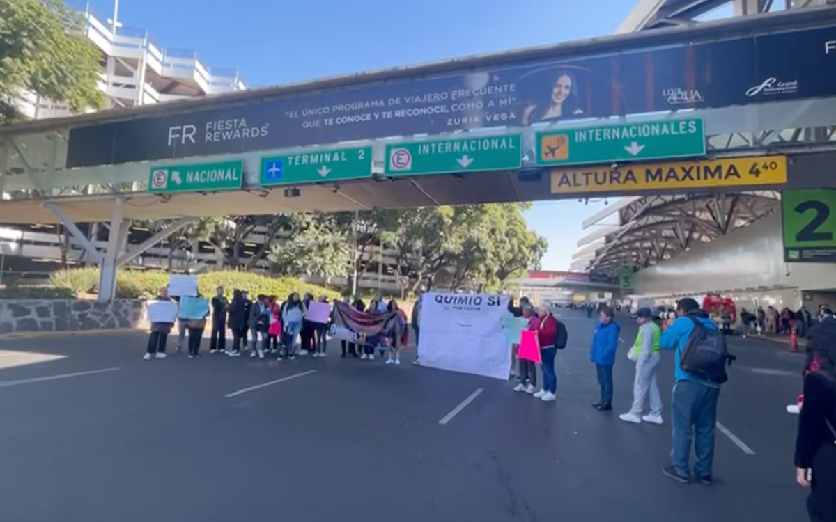 AICM alerta sobre difícil acceso vial a Terminal 1 | Video
