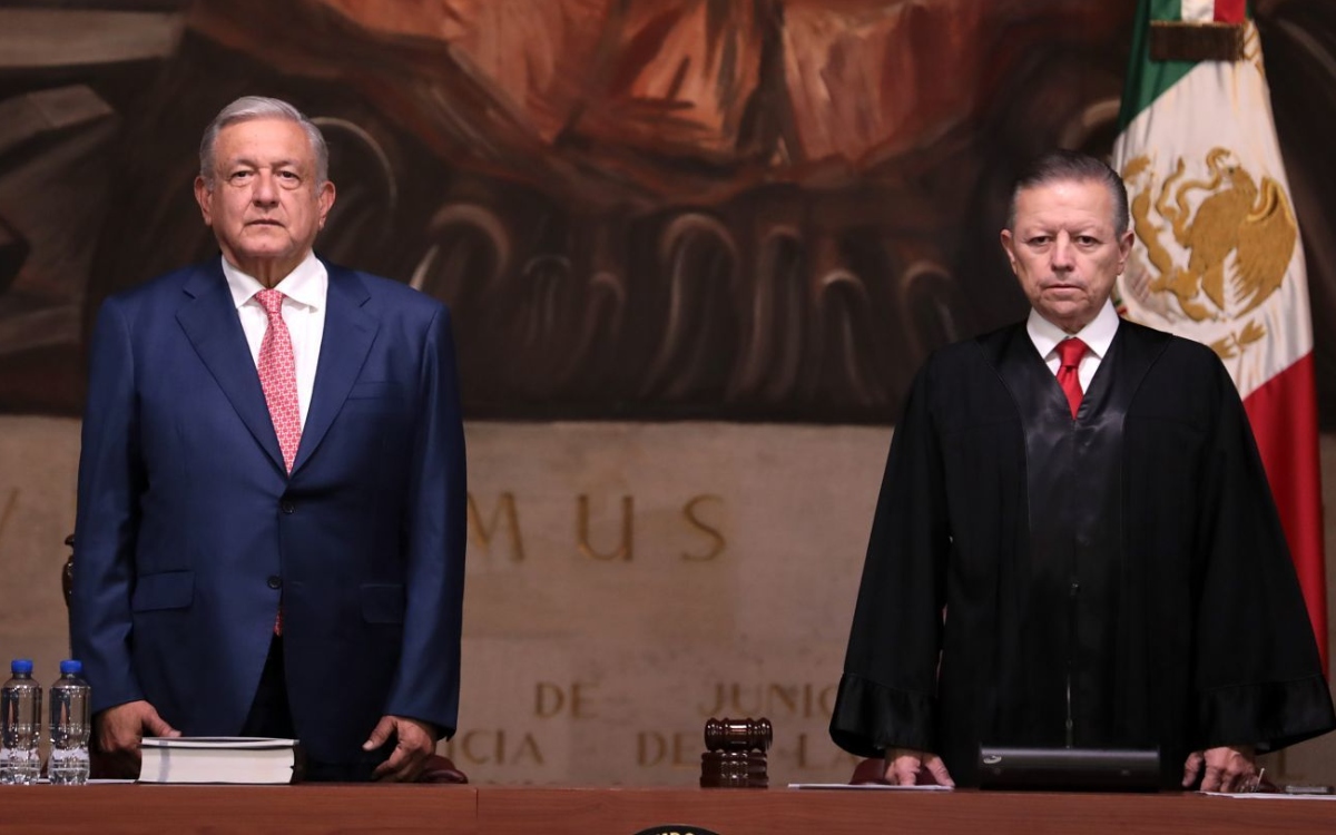 AMLO acepta renuncia de Zaldívar a SCJN: 'ya lo hice con Medina Mora'