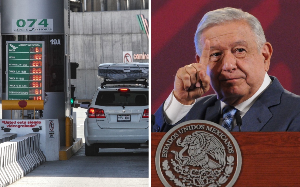 AMLO justifica aumento de tarifa de peaje en autopistas: ‘es ajuste a inflación’