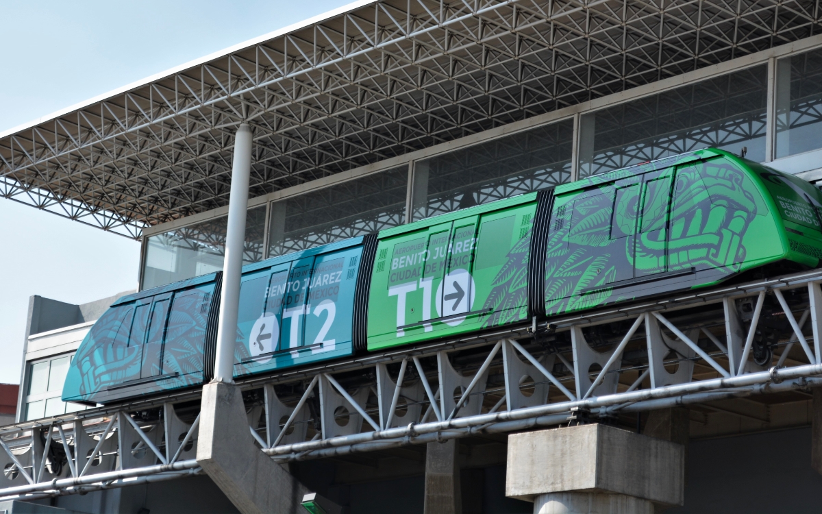 Aerotrén del AICM estará fuera de servicio por mantenimiento