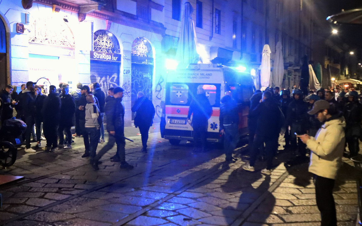 Aficionado del PSG, acuchillado en enfrentamientos con hinchada del Milan | Video