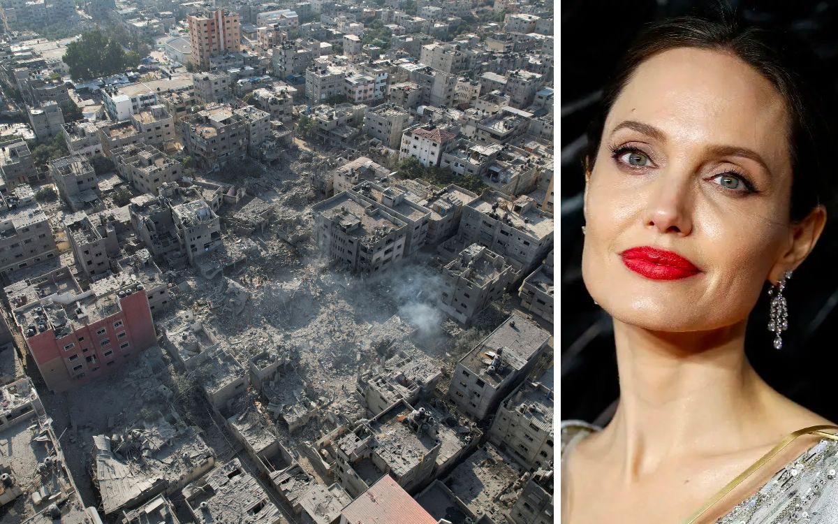 Angelina Jolie denuncia que Gaza es una fosa común y los líderes mundiales son cómplices