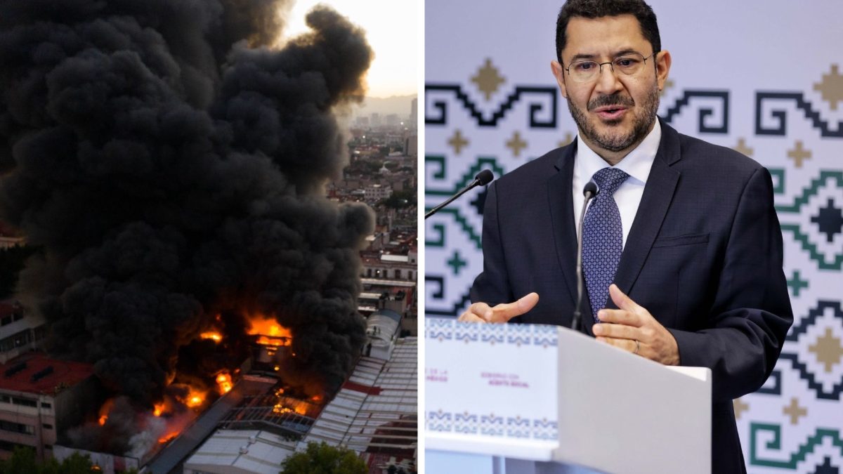 Apoyos a afectados por incendio en bodega de Tepito dependerán de peritaje: Martí Batres
