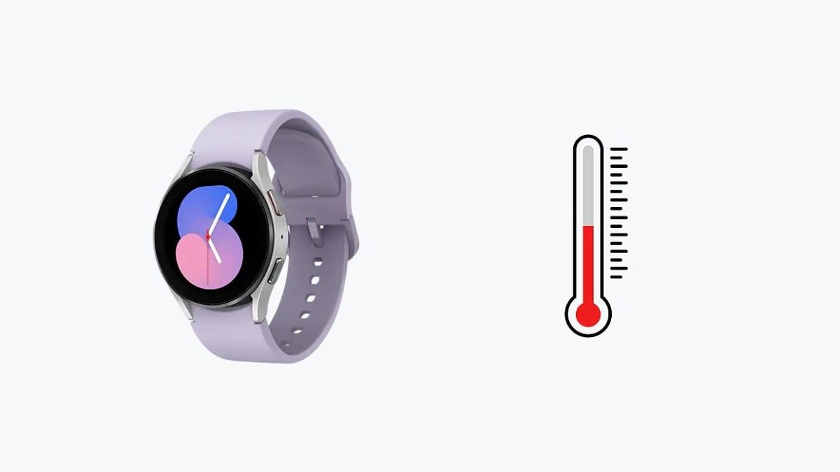 Así es como funcionará el sensor de temperatura del Galaxy Watch 5