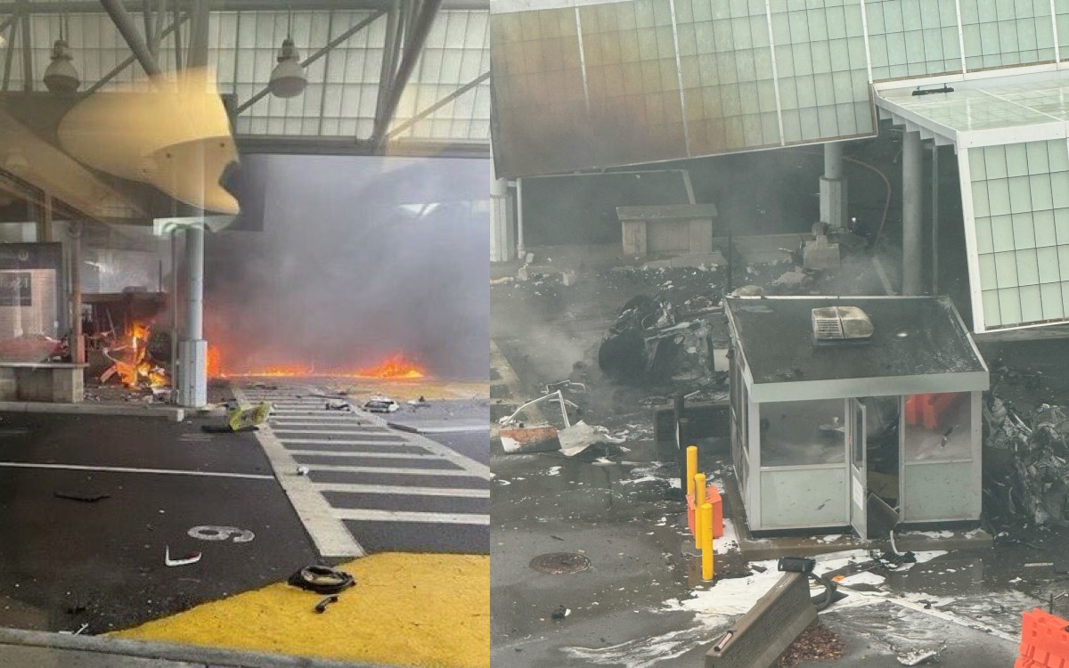 Auto explota en puente de las Cataratas del Niágara; deja dos muertos  | Video