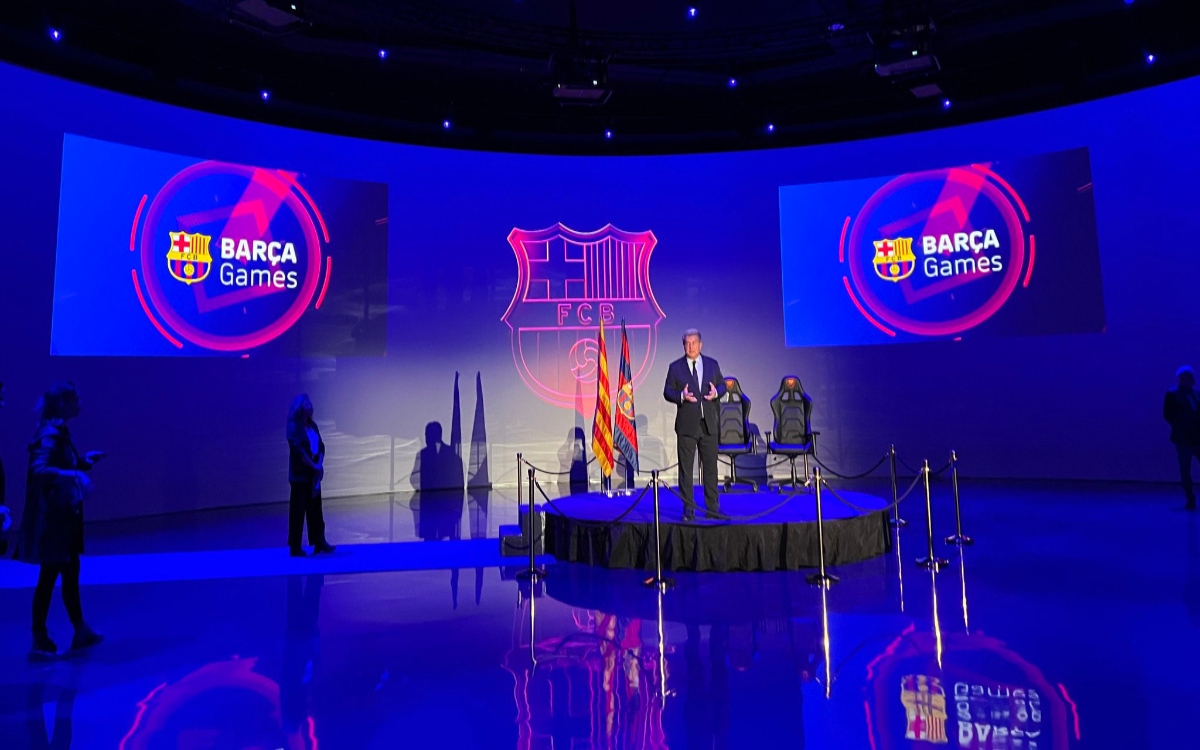 Barcelona presenta su plataforma de videojuegos 'Barça Games'