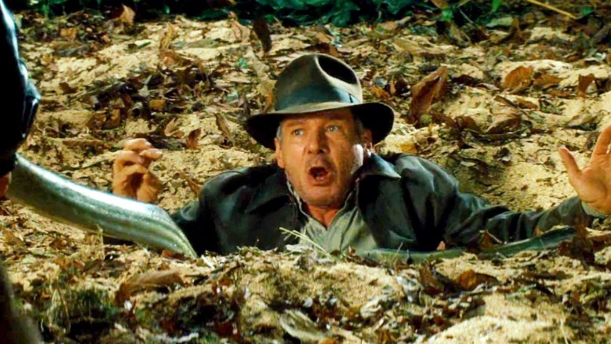 “Casi empeora”: la escena de arenas movedizas de Indiana Jones denunciada por un experto en la jungla por un error clave