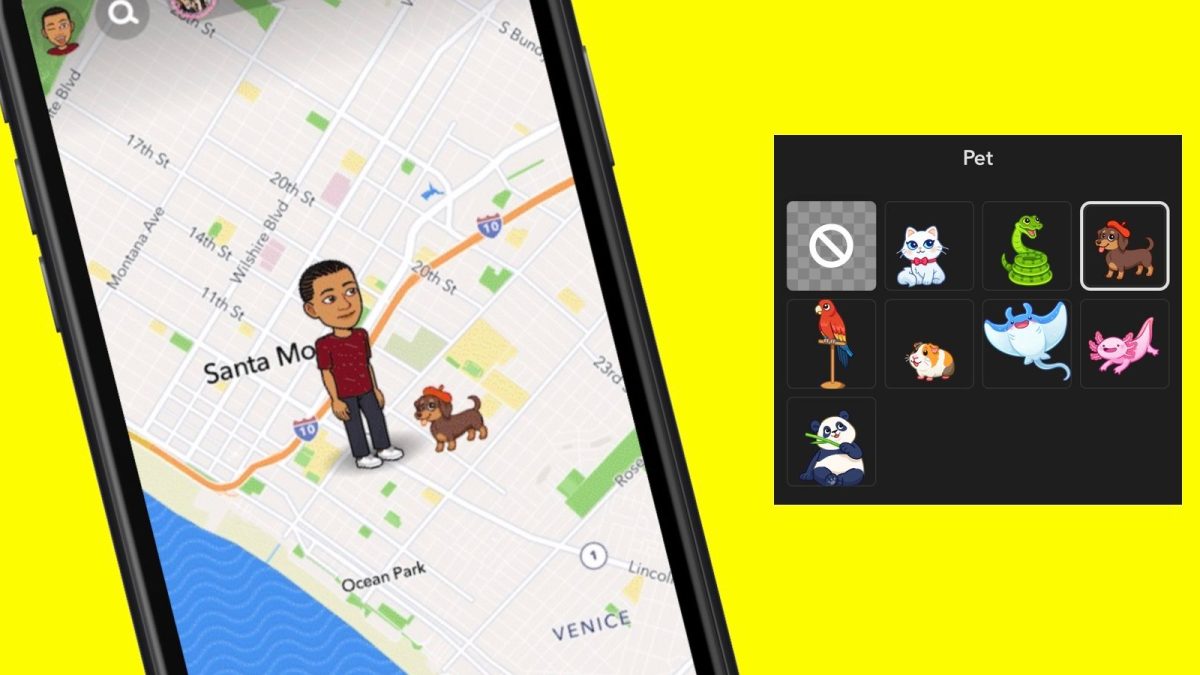 Cómo conseguir una mascota en Snapchat y mostrarla en Snap Map