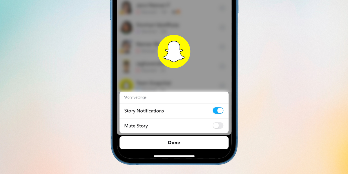 Cómo desactivar las notificaciones de historias de Snapchat para un usuario específico