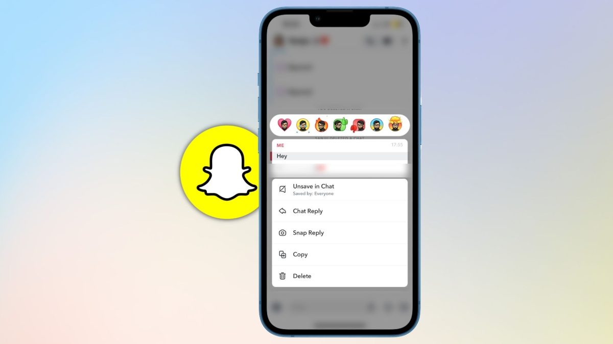 Cómo eliminar chats guardados en Snapchat