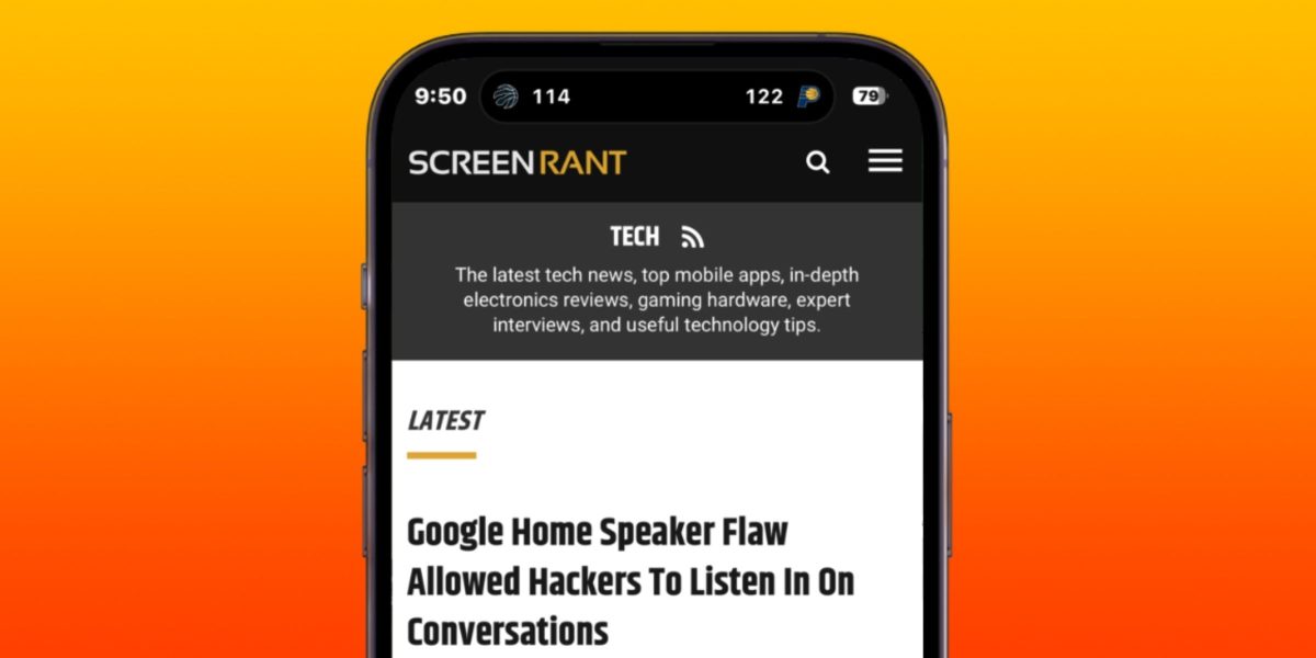 Cómo seguir tus eventos deportivos favoritos en The Dynamic Island