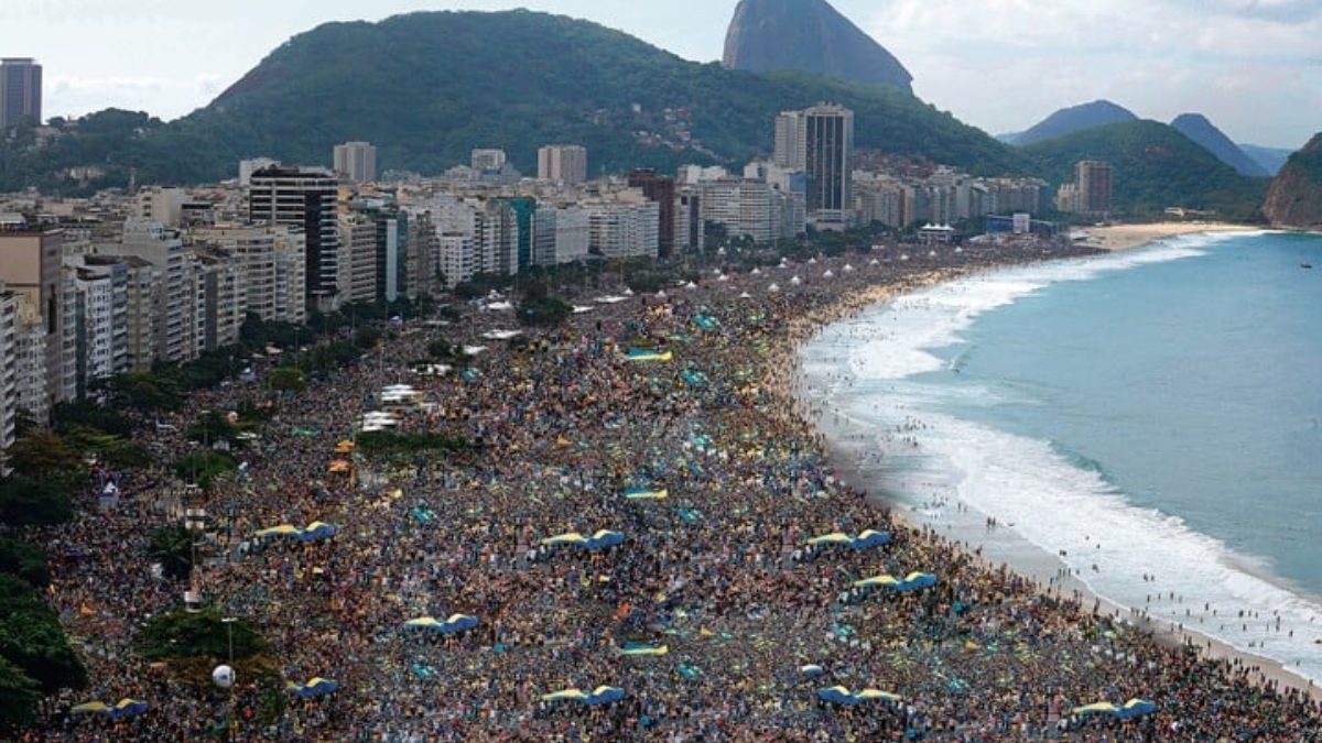 Copa Libertadores: Cientos de Xeneizes hacen suya la playa de Copacabana | Video