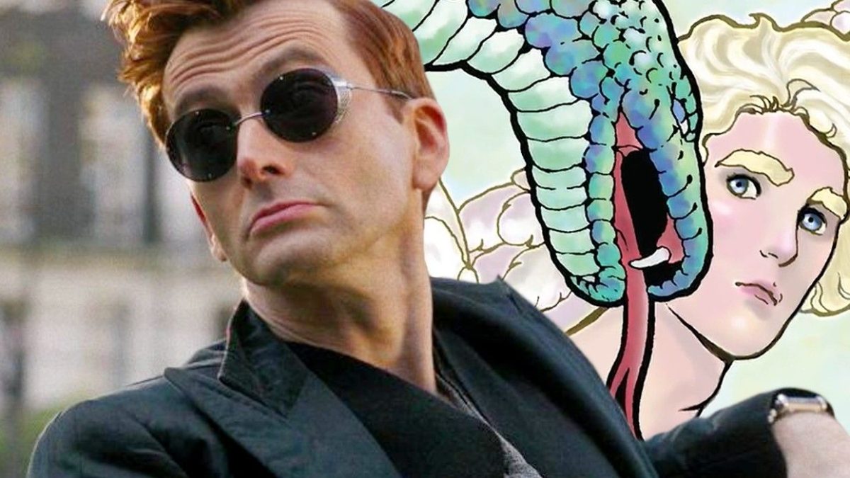 Diseños de personajes de Crowley y Azirafel revelados para una nueva adaptación récord de Good Omens